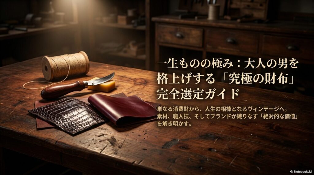 一生モノの極み 大人の男を格上げする「究極の財布」完全選定ガイド