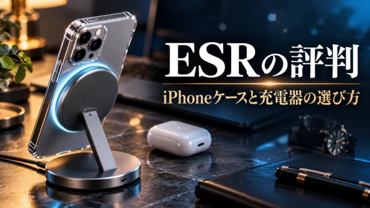 ESRの評判とiPhoneケース・MagSafe充電器