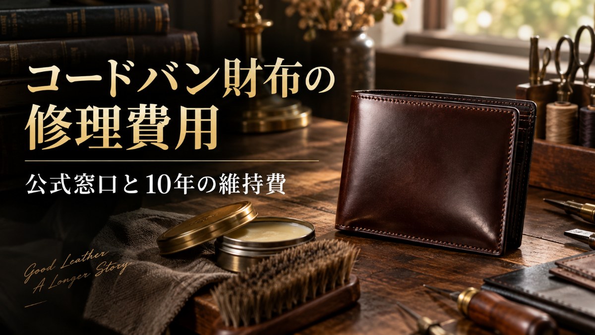 GANZOコードバンの修理費用|公式窓口と10年の維持費