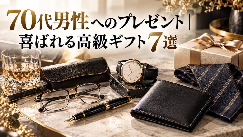 70代男性へのプレゼント｜喜ばれる高級ギフト7選