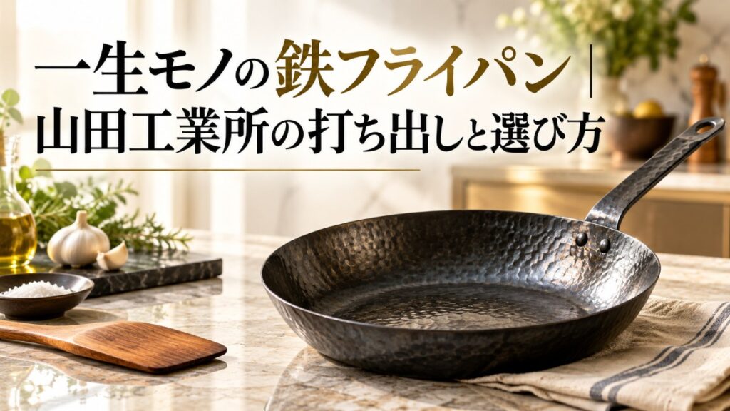 一生モノの鉄フライパン｜山田工業所の打ち出しと選び方