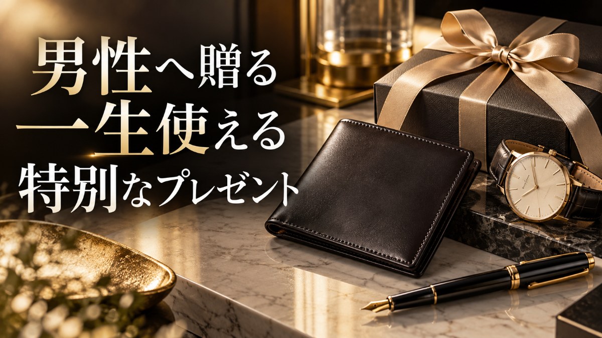 一生使えるもの、男性への特別なプレゼントを探していますか？