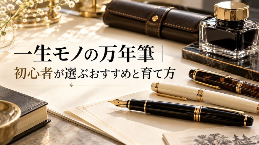 一生モノの万年筆｜初心者が選ぶおすすめと育て方