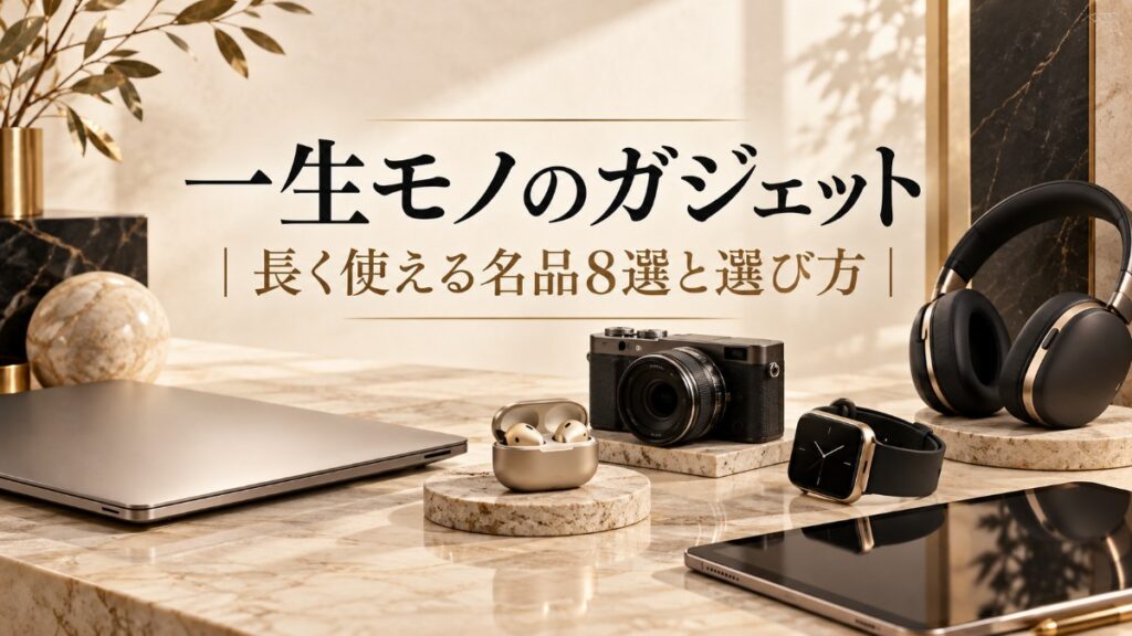 一生モノのガジェット｜長く使える名品8選と選び方