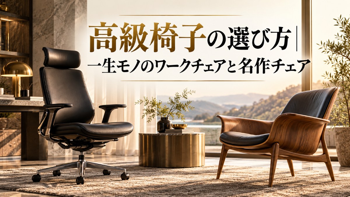 高級椅子の選び方｜一生モノのワークチェアと名作チェア